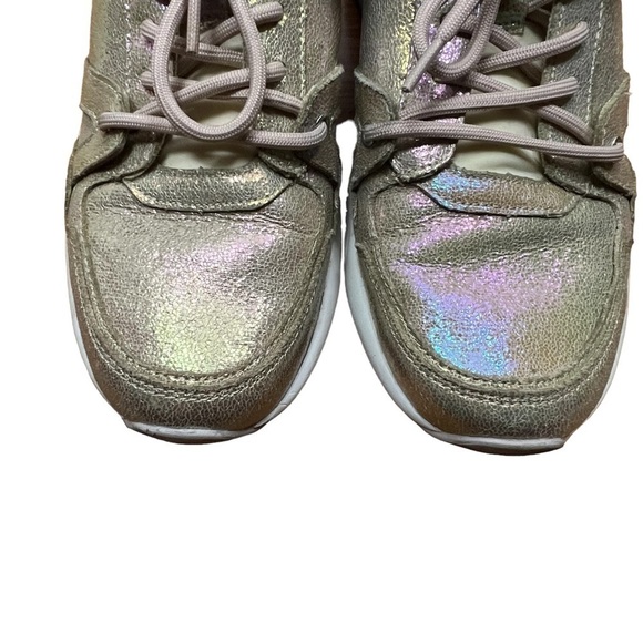Aldo Anzaldua Gold iridescent Mermaid Metallic Sneaker 8.5 - Picture 5 of 15